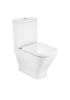 INODORO DE TANQUE BAJO COMPACTO ADOSADO PARED  ALIMENTACION INFERIOR RIMLESS THE GAP SQUARE BLANCO
