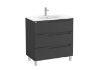 UNIK ALEYDA 3CJ 800 LAVABO CENTRO NEGRO MATE A851824523