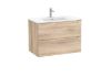 UNIK ALEYDA 2CJ 80 LAVABO CENTRO BEIGE MADERA A851816524