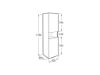 COLUMNA DELTA 1750+REPISA ABIERTA VERDE MATE A857636513