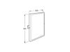 ESPEJO RECLINABLE 60x50 ACCESS COMFORT BLANCO A816915009