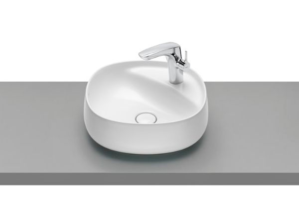 LAVABO BEYOND BLANCO 455x455x150 SOBRE ENCIMERA A3270B9000