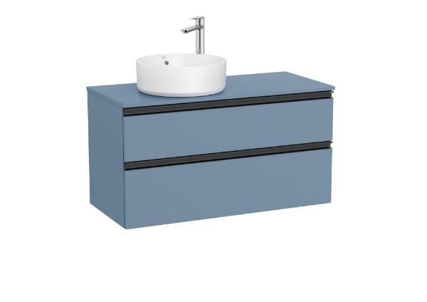 UNIK GAP ENCIMERA 2CJ 1000 AZUL MATE LAVABO IZDA A851959548