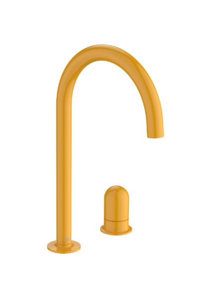 GRIFO MONO LAV NU DE REPISA AMARILLO MIEL CON MANETA DOME A5A3W3FP10
