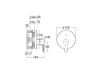 GRIFO MONO EMP DUCHA TARGA-N BLANCO MT PARTE EXTERIOR A5A0B5FB00