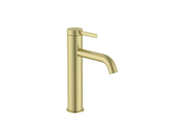 GRIFO MONOMANDO LAV ONA CUERPO LISO CAÑO MEZZO ORO CEP A5A3C9EVA0