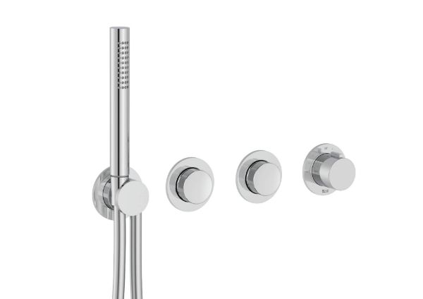 PARTE EXTERNA EMPT DUCHA 2 SALIDAS AGUA TERMO MULTI-T SWITCH CROMO A5A714AC00